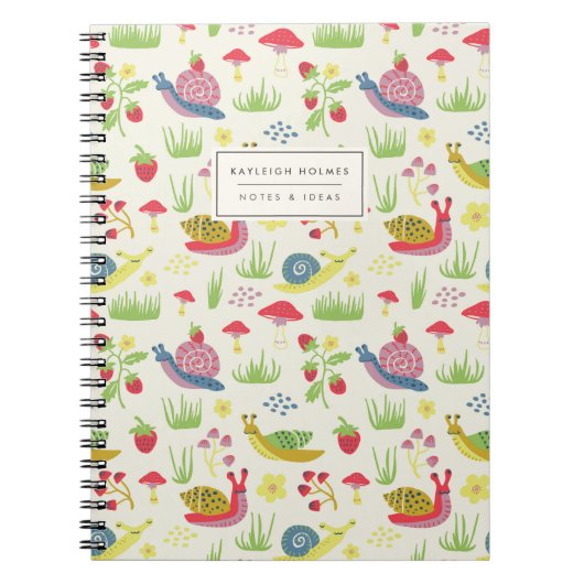 スウィートカタツムルズコテージコアノート ノートブック (正面)