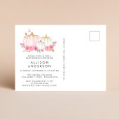 スウィートカボチャのベビーガールスプリンクル インビテーションポストカード