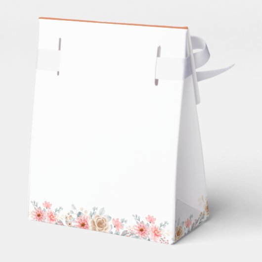 スウィートカボチャフローラベビーシャワー フェイバーボックス (裏面サイド)