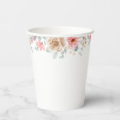 スウィートカボチャフローラベビーシャワー 紙コップ (裏面)