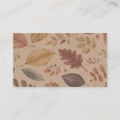 スウィートカボチャ秋ベビーシャワーおむつラッフル エンクロージャーカード (裏面)