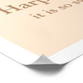 スウィートカボチャ秋ベビーシャワー ポスター (角)