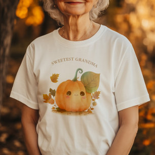 スウィートカボチャ秋ベビーシャワー Tシャツ