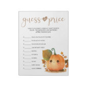 スウィートカボチャ秋価格を推測 ノートパッド (回転)