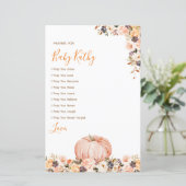 スウィートカボチャ素朴フローララブ祈りの言葉のためのベビー (スタンド正面)