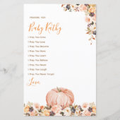 スウィートカボチャ素朴フローララブ祈りの言葉のためのベビー (正面)