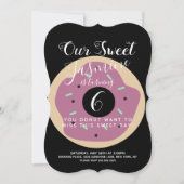 スウィートカボンプキンスプリンクルドーナツ誕生日 招待状 (正面)