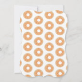 スウィートカボンプキンスプリンクルドーナツ誕生日 招待状 (裏面)