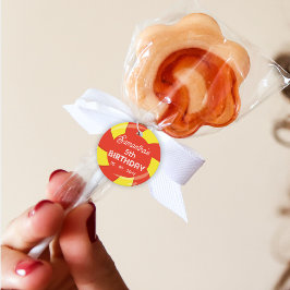 スウィートカラフルおもしろいキャンディテーマバースデーパーティー フェイバータグ