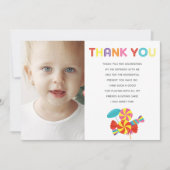 スウィートカラフルおもしろいキャンディテーマ誕生日 サンキューカード (正面)