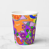 スウィートカラフル16バースデーパーティーナプキンス 紙コップ (裏面)