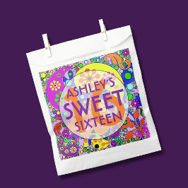 スウィートカラフル16誕生日 フェイバーバッグ
