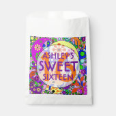 スウィートカラフル16誕生日 フェイバーバッグ (正面)