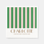 スウィートカワイイカスタマイズトレンディーバースデーパーティーデコール スタンダードカクテルナプキン (正面)