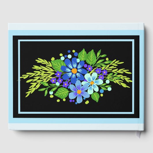 スウィートカントリーブルー結婚フローラズ披露宴 ゲストブック (裏面)