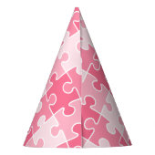スウィートガーリーピンクパズル作品 パーティーハット (裏面)