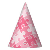 スウィートガーリーピンクパズル作品 パーティーハット (左)