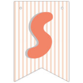 スウィートガーリーリトルワンキャンディ子供の誕生日 バンティングフラッグ (第1の旗)