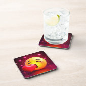 スウィートキスハート絵文字 コースター (右側)