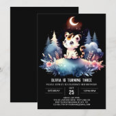 スウィートキッズタイガー誕生日 招待状 (正面/裏面)