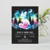 スウィートキットンキャット誕生日 招待状 (スタンド正面)