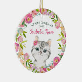 スウィートキットンベビー初めてのクリスマスオーナメント セラミックオーナメント (右)