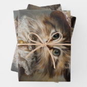 スウィートキットンヴィンテージドレスデクページ紙 ラッピングペーパーシート (インサイチュ)