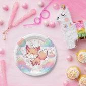 スウィートキツネベビーシャワー ペーパープレート (パーティー)