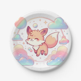 スウィートキツネベビーシャワー ペーパープレート