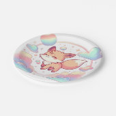 スウィートキツネベビーシャワー ペーパープレート (アングル)