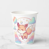 スウィートキツネベビーシャワー 紙コップ (正面)