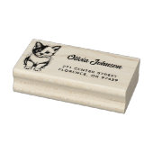 スウィートキティキャットアート装飾差出人住所 ラバースタンプ (スタンプ)