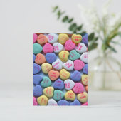 スウィートキャンディことわざバレンタインデーカード シーズンポストカード (スタンド正面)