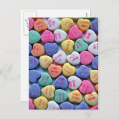 スウィートキャンディことわざバレンタインデーカード シーズンポストカード (正面/裏面)