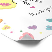 スウィートキャンディカードとギフトサイン ポスター (角)