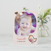 スウィートキャンディダマスクシックガール1st誕生日招待状 招待状 (スタンド正面)