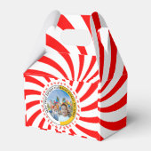 スウィートキャンディテーマダブル誕生祝い フェイバーボックス (正面サイド)