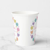 スウィートキャンディバレンタイン誕生日紙カップ 紙コップ (右)