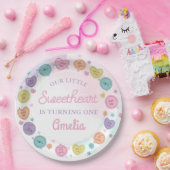 スウィートキャンディバレンタイン誕生日紙プレート ペーパープレート (パーティー)