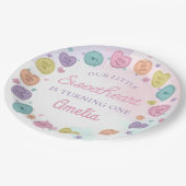 スウィートキャンディバレンタイン誕生日紙プレート ペーパープレート (アングル)