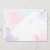 スウィートキャンディバレンタイン1st誕生日招待状 招待状 (裏面)