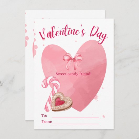 スウィートキャンディフレンドハッピーバレンタインデー (正面/裏面)