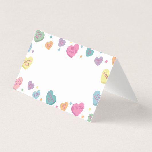 スウィートキャンディプレイスカードパーティーデコール (正面)