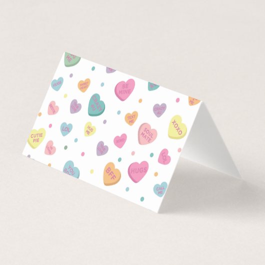 スウィートキャンディプレイスカードパーティーデコール (裏面)