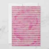 スウィートキャンディランドスプレンドルベビーシャワー招待状 招待状 (裏面)