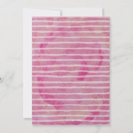 スウィートキャンディランドスプレンドルベビーシャワー招待状 招待状 (裏面)