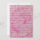 スウィートキャンディランドファースト誕生日 招待状 (裏面)