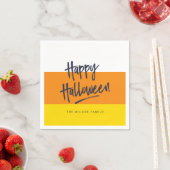 スウィートキャンディーコーンハッピーハローウィン スタンダードカクテルナプキン (インサイチュ)