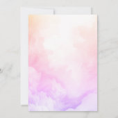 スウィートキャンディーレーンキッドの誕生日予算 招待状 (裏面)