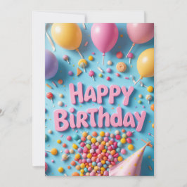 スウィートキャンディ誕生日カード